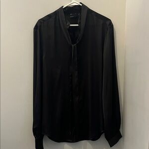 ASOS Women's Blouse with Tie Neck - Size Medium